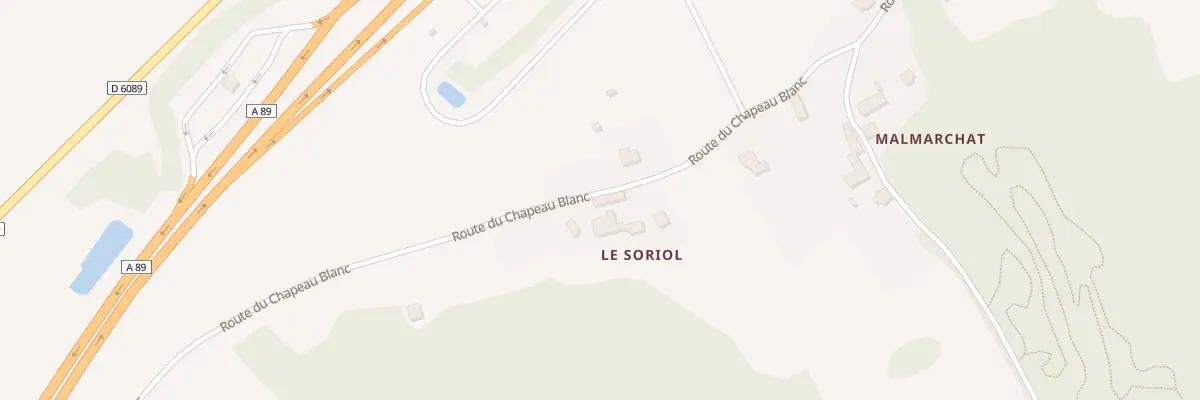 Plan du 168 Le Soriol à Sourzac