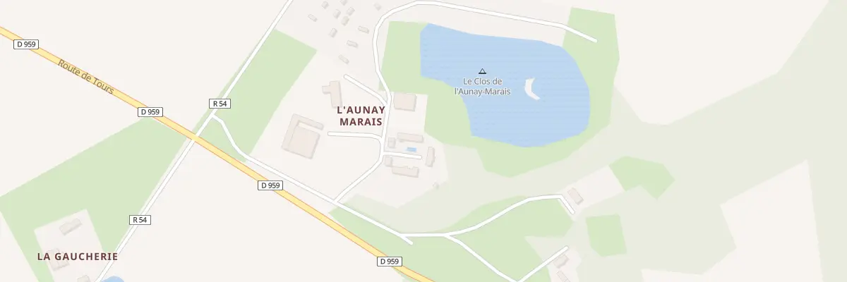Plan du 213T Che de l’Aunay Marais à Souvigné