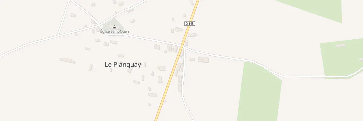 Plan du 8 Le Bourg au Planquay