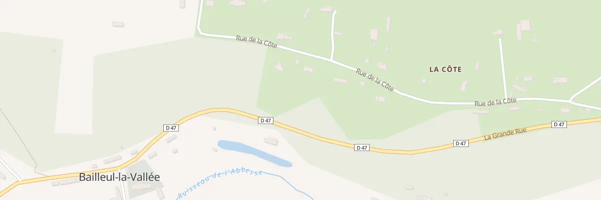 Plan du 82 Rue de la Cote à Bailleul-la-Vallée