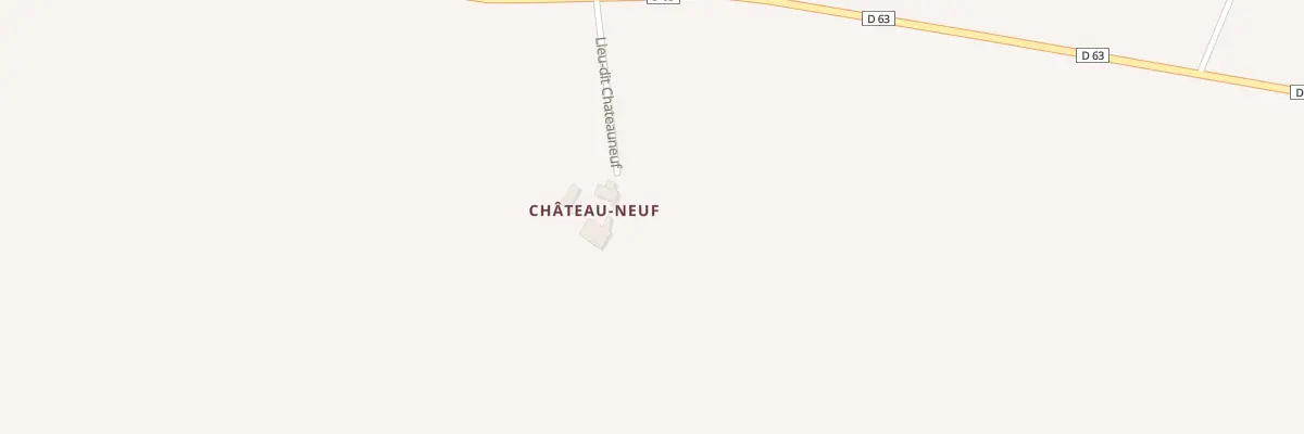 Plan du 4 Chateau Neuf à Jaulnay