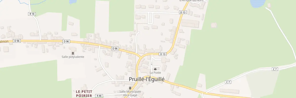 Plan du 1 Rue du Pont de l’Arche à Pruillé-l’Éguillé