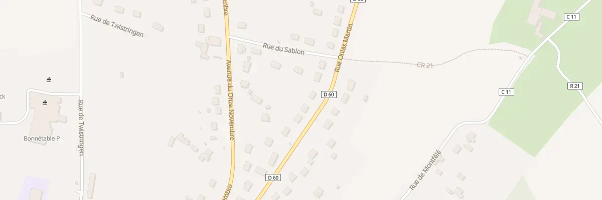 Plan du 8 Rue Onias Martin à Bonnétable