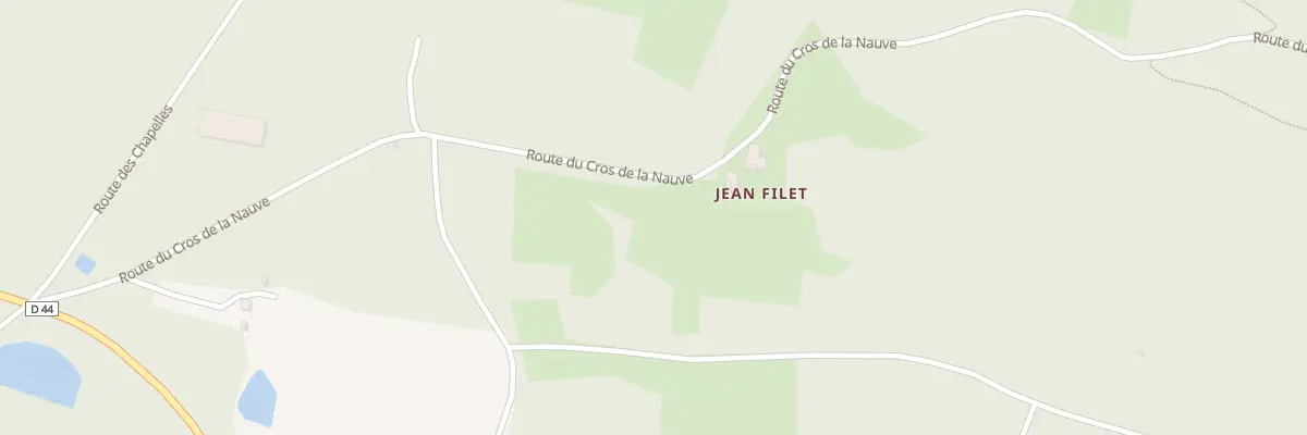 Plan du 1819 Rte du Cros de la Nauve à Chantérac