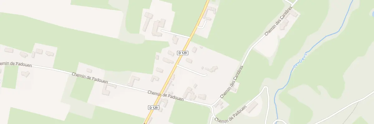 Plan du 5129 Padouen Debat à Uglas