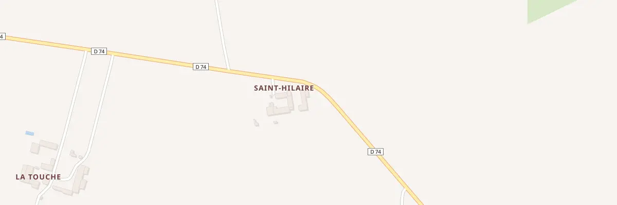 Plan du 4 Saint Hilaire à Saint-Gervais-les-Trois-Clochers