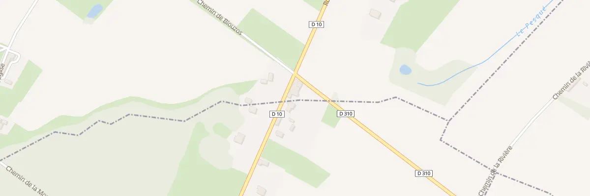 Plan du 1 Rte des Pyrénées à Tournous-Devant