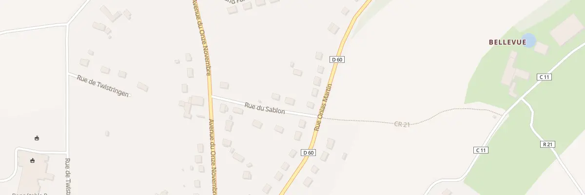 Plan du 3 Rue du Sablon à Bonnétable