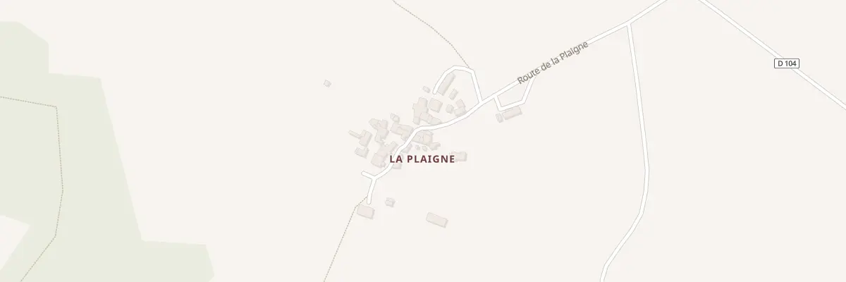 Plan du 5127 La Plaigne à Charras