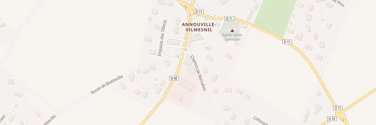 Plan du 9 Rte des Bacs à Annouville-Vilmesnil