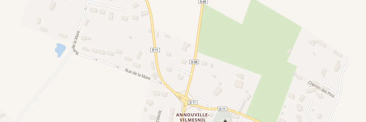 Plan du 5 Rte de Bec-de-mortagne à Annouville-Vilmesnil