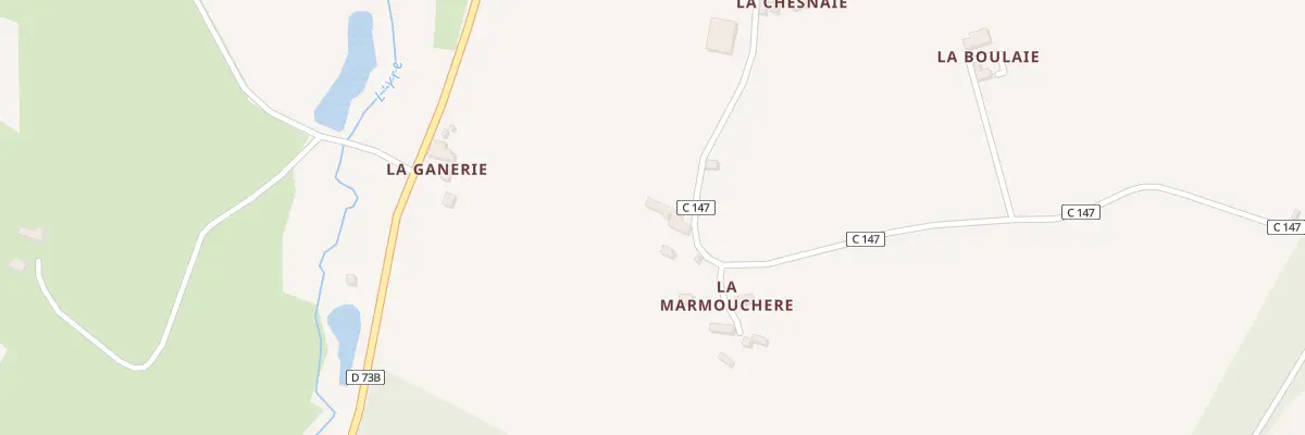 Plan du 3 La Marmouchere à Flée