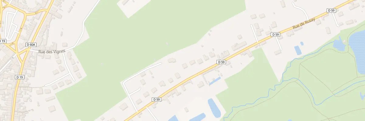 Plan du 74 Rue de Rosay à Bonnétable