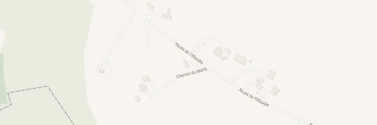 Plan du 20 Che du Marty à Bourgougnague