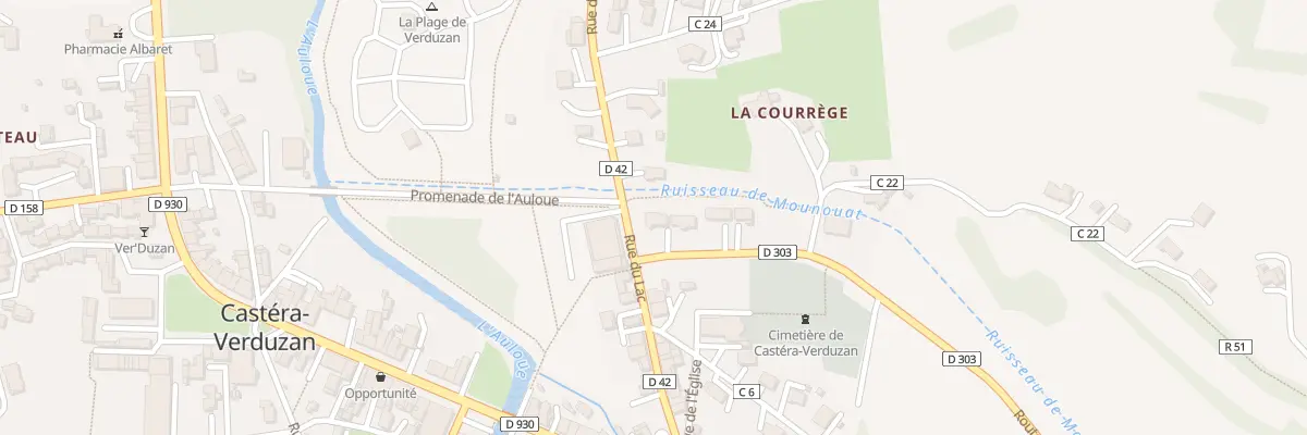 Plan du 5044 Rue de Lomagne à Castéra-Verduzan