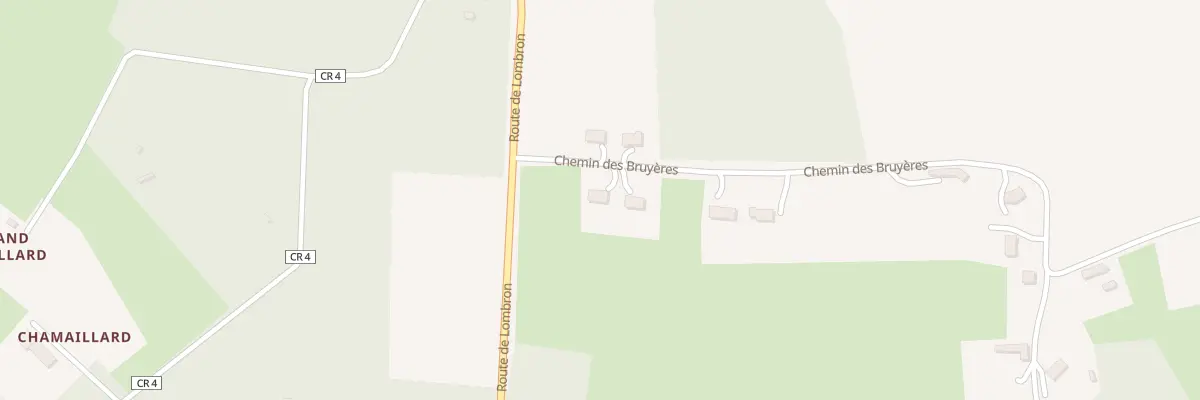Plan du 2 Les Bruyères à Saint-Célerin