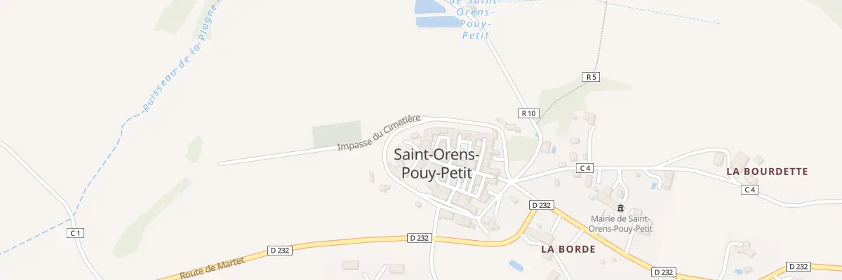 Plan du 5039 Au Village à Saint-Orens-Pouy-Petit