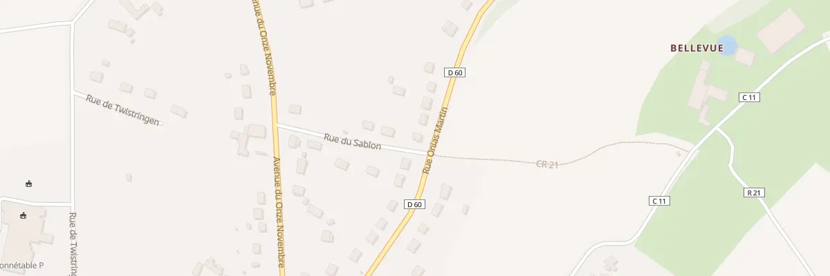 Plan du 1 Rue du Sablon à Bonnétable