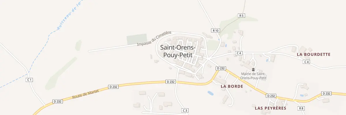 Plan du 5064 Au Village à Saint-Orens-Pouy-Petit