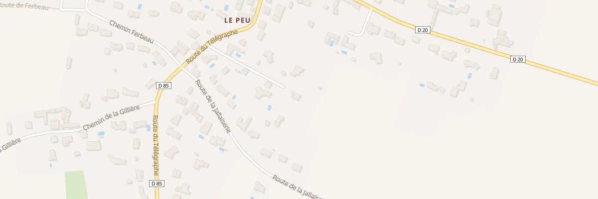 Plan du 9T Rte du Télégraphe à Saint-Georges-lès-Baillargeaux