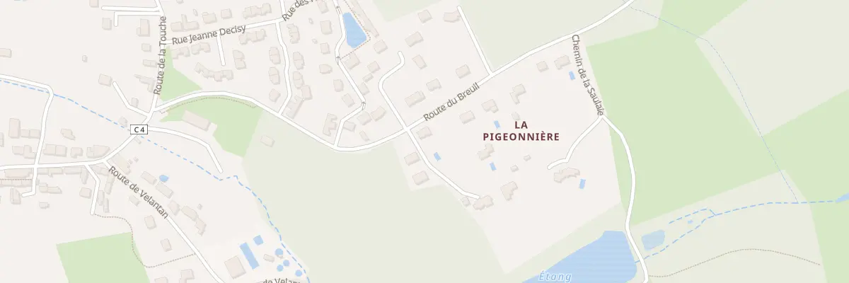 Plan du 18 Rte du Breuil à Mazières-de-Touraine