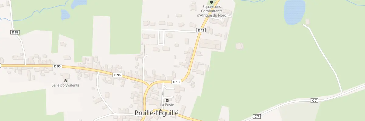 Plan du 11 Rue du Pont de l’Arche à Pruillé-l’Éguillé
