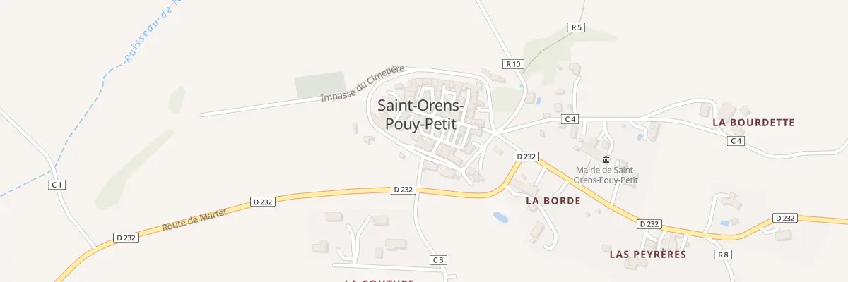 Plan du 5065 Au Village à Saint-Orens-Pouy-Petit