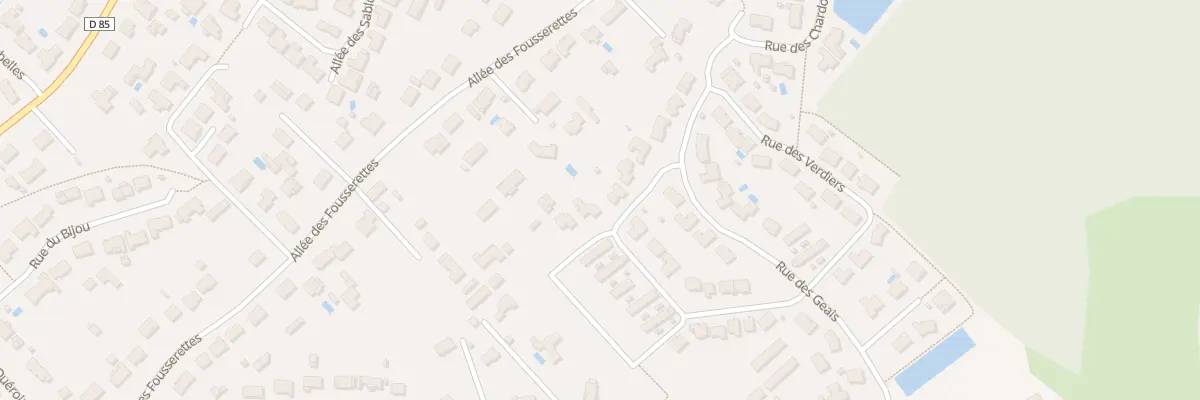 Plan du 6 Rue des Loriots à Montamisé