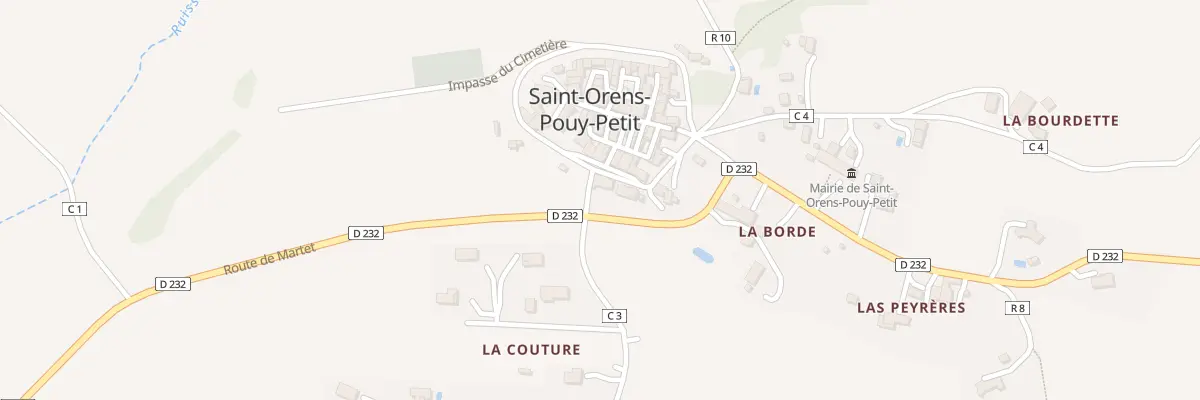 Plan du 5070 Au Village à Saint-Orens-Pouy-Petit