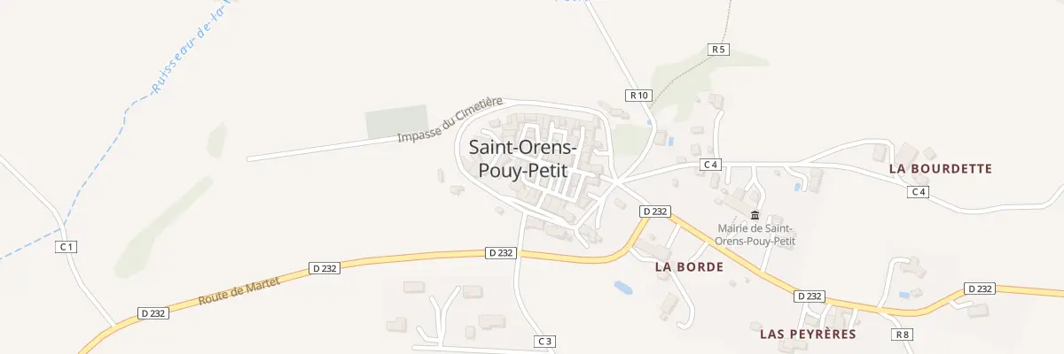 Plan du 5062 Au Village à Saint-Orens-Pouy-Petit