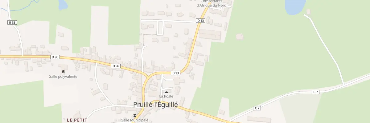 Plan du 9 Rue du Pont de l’Arche à Pruillé-l’Éguillé
