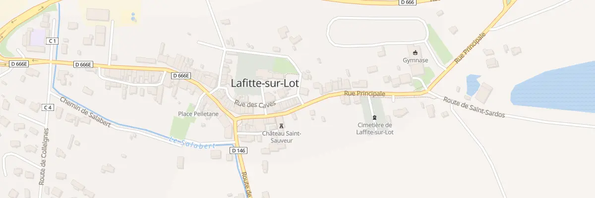 Plan du 75 Rue Principale à Lafitte-sur-Lot