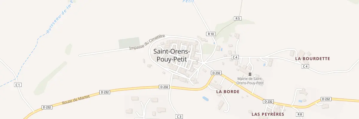 Plan du 5060 Au Village à Saint-Orens-Pouy-Petit