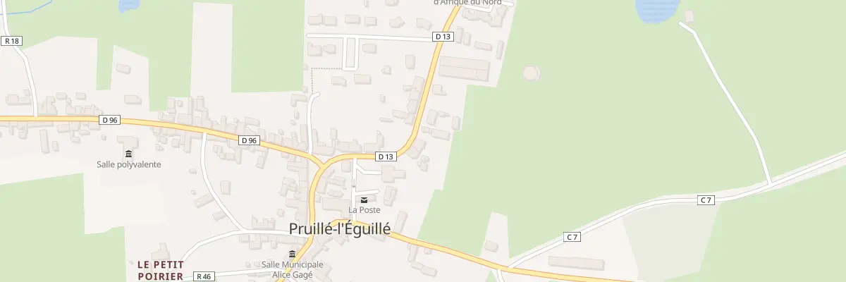 Plan du 6 Rue du Pont de l’Arche à Pruillé-l’Éguillé