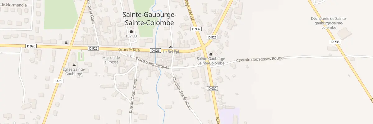 Plan du 50 Gr Grande Rue à Sainte-Gauburge-Sainte-Colombe
