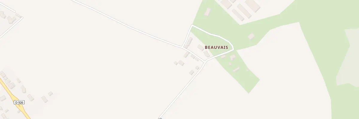 Plan du 5167 Beauvais à Toussaint