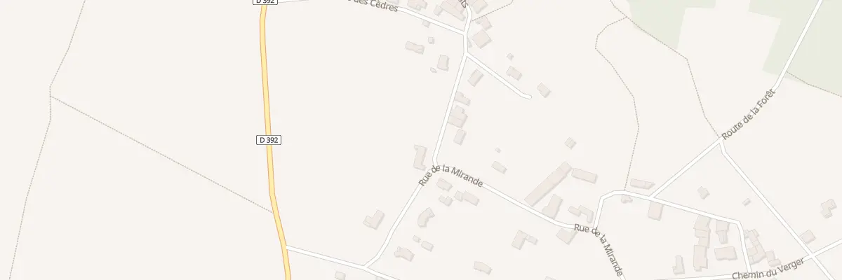 Plan du 245 Rue de la Mirande à Marillac-le-Franc