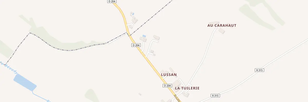 Plan du 67 Rte du Rombaut à Béraut