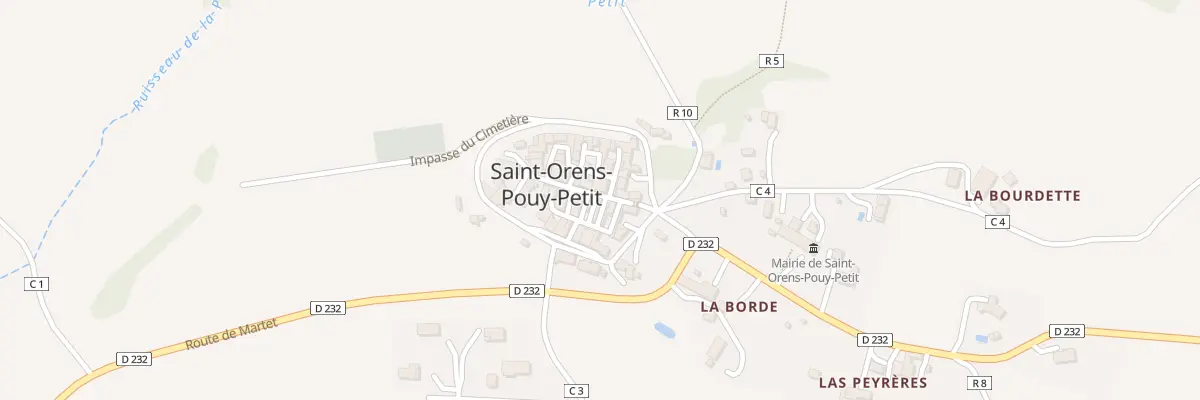 Plan du 5057 Au Village à Saint-Orens-Pouy-Petit