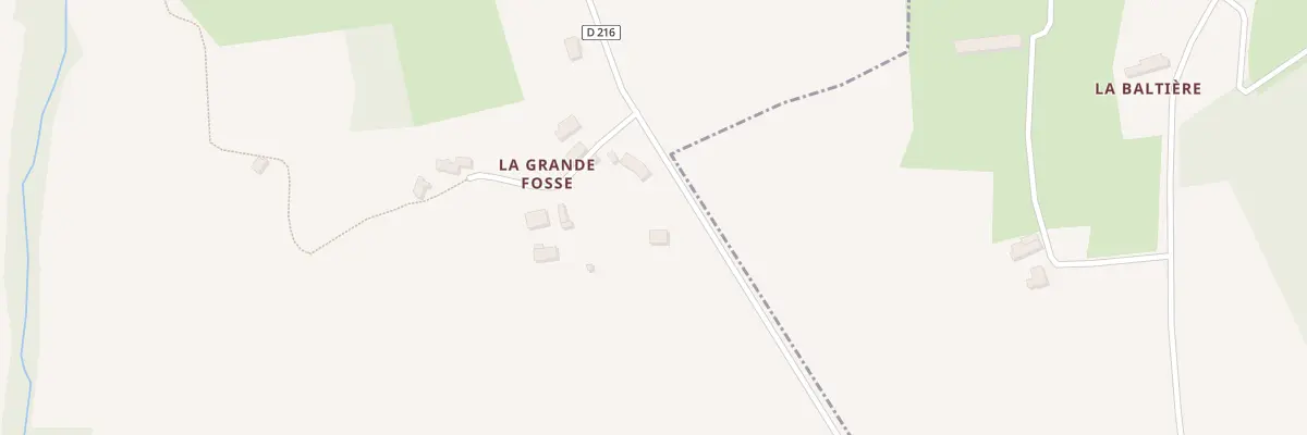 Plan du 1 La Grande Fosse à Flée