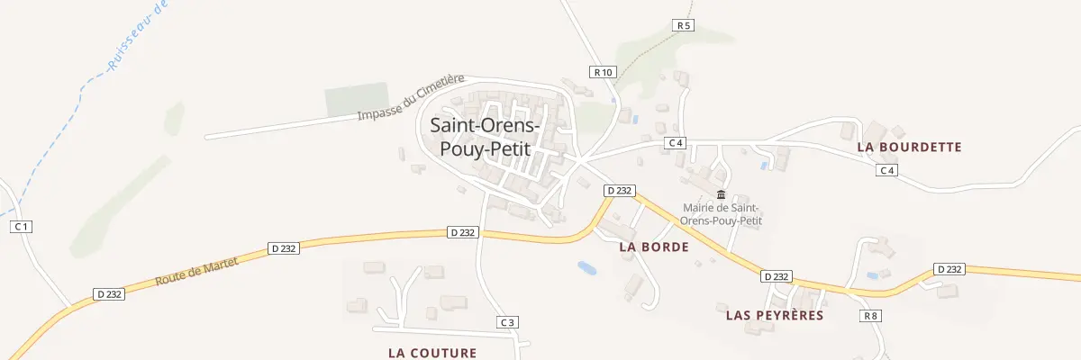 Plan du 5056 Au Village à Saint-Orens-Pouy-Petit