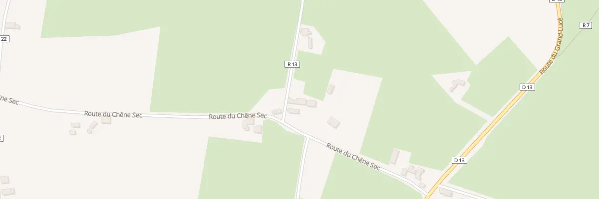 Plan du 270 Rte du Chêne Sec à Pruillé-l’Éguillé