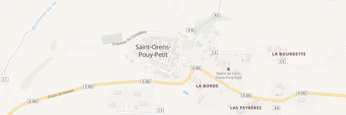Plan du 5054 Au Village à Saint-Orens-Pouy-Petit