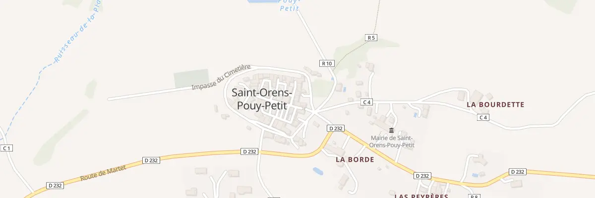 Plan du 5051 Au Village à Saint-Orens-Pouy-Petit