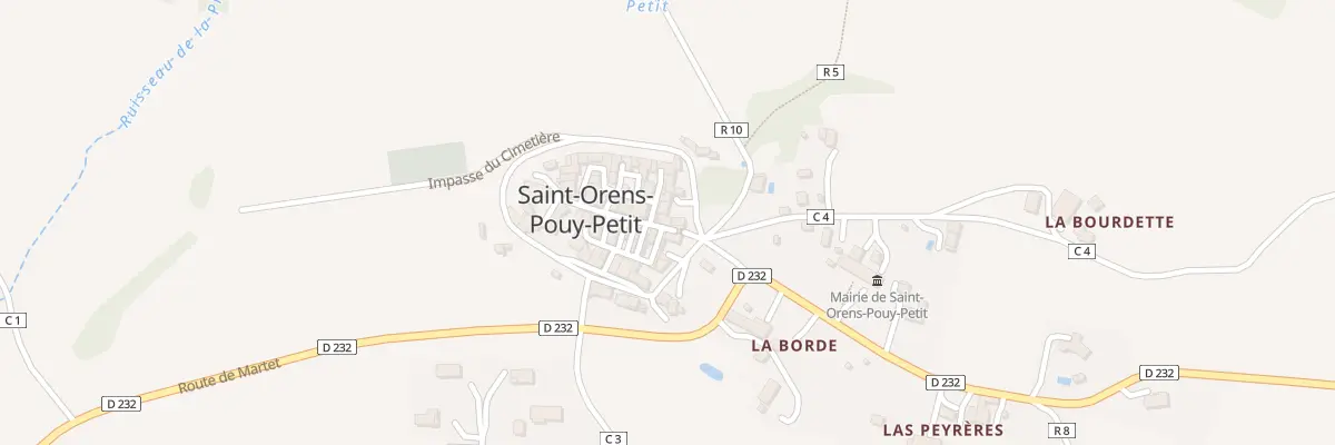 Plan du 5052 Au Village à Saint-Orens-Pouy-Petit