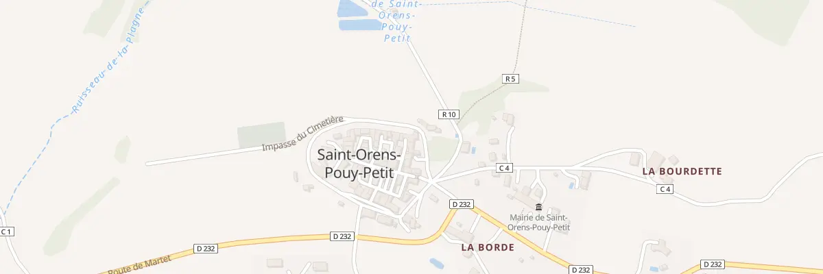 Plan du 5048 Au Village à Saint-Orens-Pouy-Petit