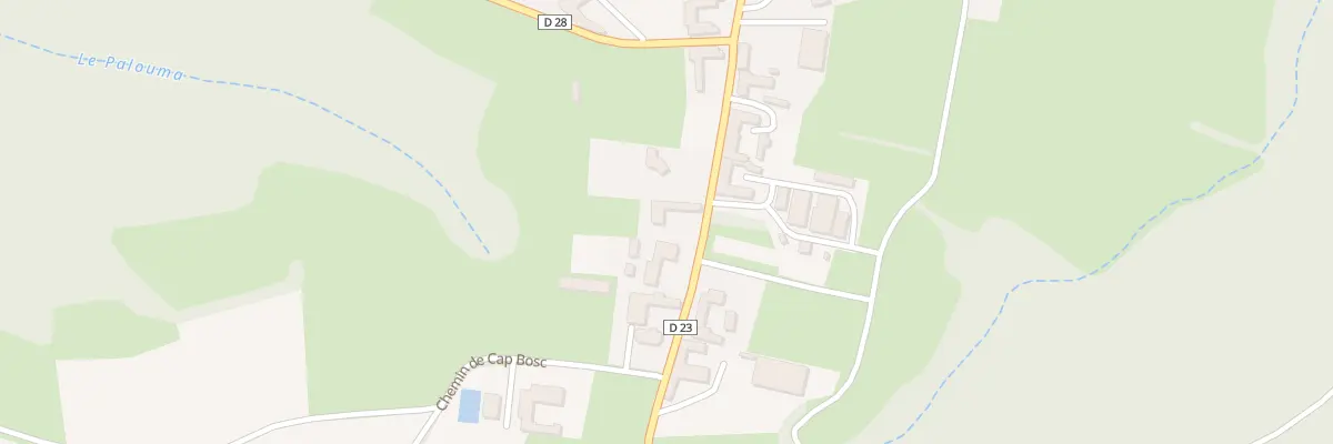 Plan du 34 Qua au Bourg à Recurt