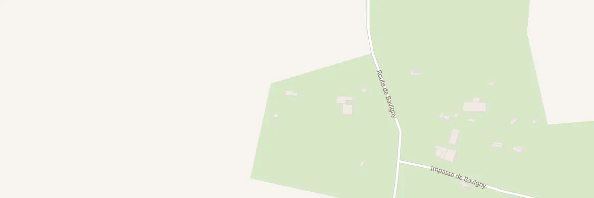 Plan du 910 Rte de Bavigny à La Goulafrière