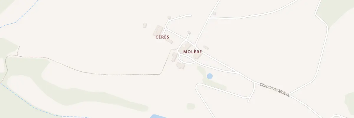 Plan du 5527 Molere à Barran