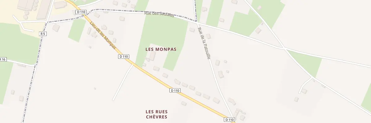 Plan du 82 Les Monpas à Theneuil